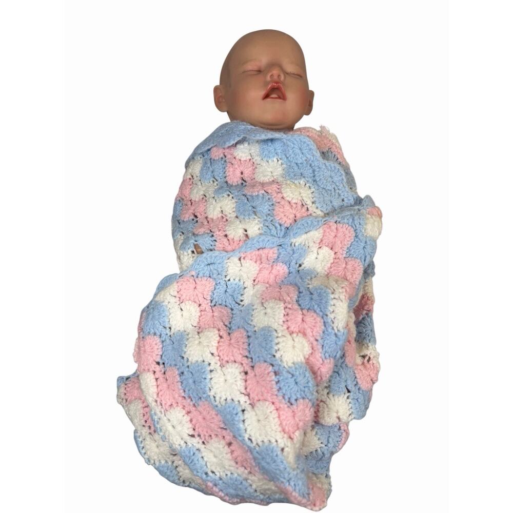 Reborn Baby Boy Doll 16" Eyes Closed Newborn Anatomically Correct Boy Open Mouth - Picture 2 of 9